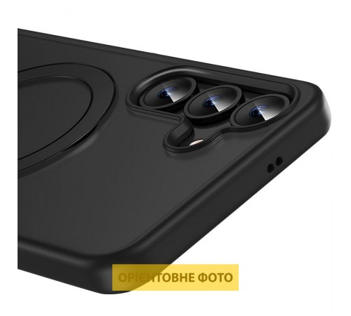 TPU+PC чохол MagSafe Colorful HQ Ring для Samsung Galaxy S25 Edge Black