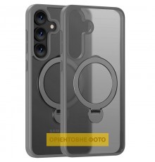 TPU+PC чохол MagSafe Colorful HQ Ring для Samsung Galaxy S25 Edge Grey