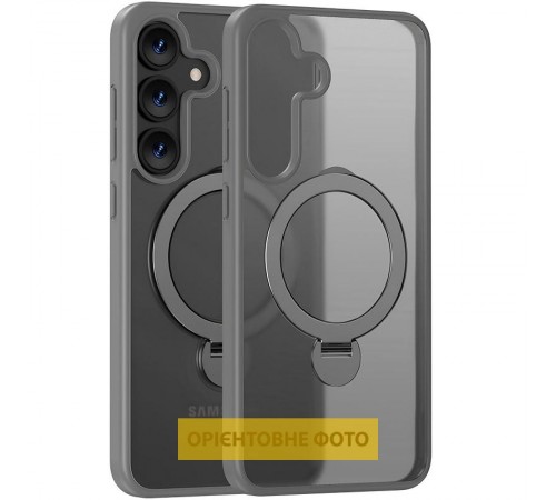 TPU+PC чохол MagSafe Colorful HQ Ring для Samsung Galaxy S25 Edge Grey TPU+PC чохол MagSafe Colorful HQ Ring для Samsung Galaxy S25 Edge Grey