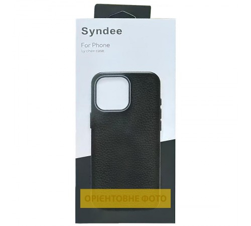 Чохол Syndee with MagSafe для Apple iPhone 12 Pro Max (6.7") Black / Black