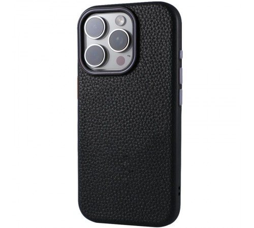 Чохол Syndee with MagSafe для Apple iPhone 15 Pro (6.1") Black / Gray