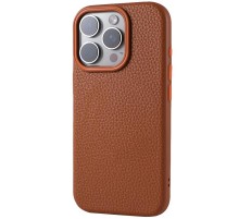Чохол Syndee with MagSafe для Apple iPhone 15 Pro (6.1") Golden Brown