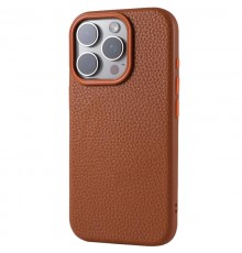 Чохол Syndee with MagSafe для Apple iPhone 15 Pro (6.1") Golden Brown