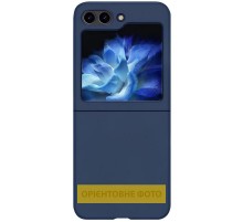 Чохол Foldables Silicone Cover Lakshmi (AAA) для Motorola Razr 50 Темно-синій / Midnight blue