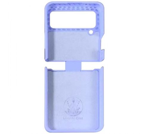 Чохол Foldables Silicone Cover Lakshmi (AAA) для Samsung Galaxy Z Flip4 Бузковий / Dasheen