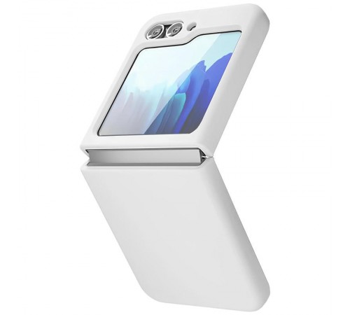 Чохол Foldables Silicone Cover Lakshmi (AAA) для Samsung Galaxy Z Flip5 Білий / White