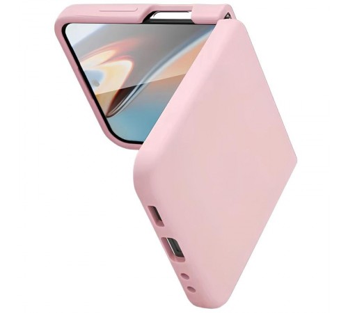 Чохол Foldables Silicone Cover Lakshmi (AAA) для Samsung Galaxy Z Flip5 Рожевий / Pink Sand