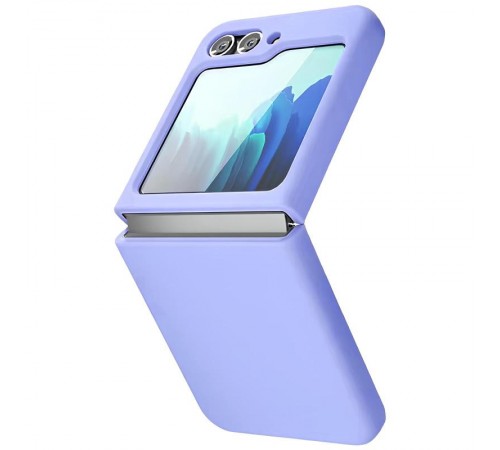 Чохол Foldables Silicone Cover Lakshmi (AAA) для Samsung Galaxy Z Flip5 Бузковий / Dasheen