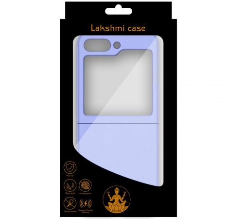 Чохол Foldables Silicone Cover Lakshmi (AAA) для Samsung Galaxy Z Flip5 Бузковий / Dasheen