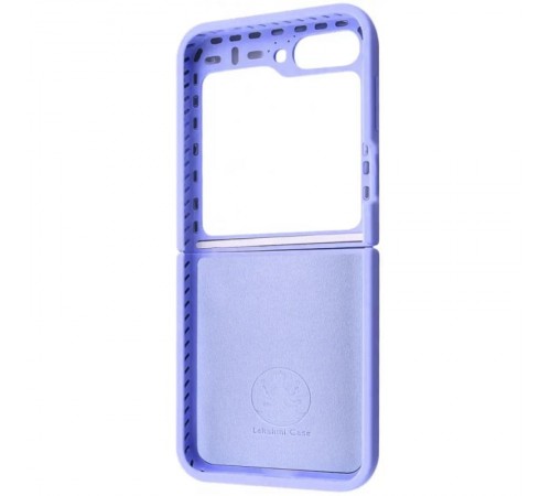 Чохол Foldables Silicone Cover Lakshmi (AAA) для Samsung Galaxy Z Flip5 Бузковий / Dasheen