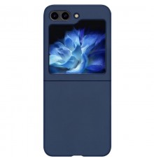 Чохол Foldables Silicone Cover Lakshmi (AAA) для Samsung Galaxy Z Flip5 Темно-синій / Midnight blue