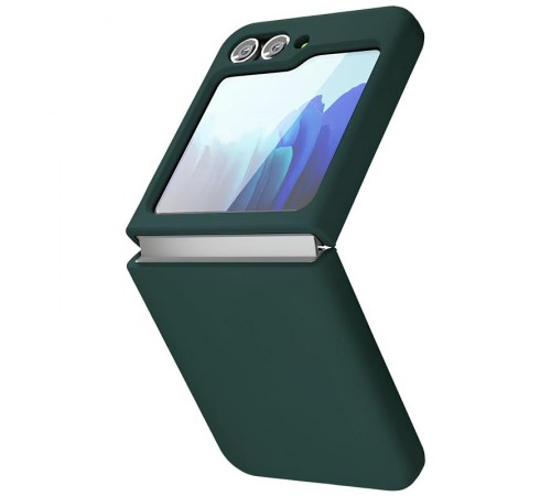 Чохол Foldables Silicone Cover Lakshmi (AAA) для Samsung Galaxy Z Flip5 Зелений / Cyprus Green