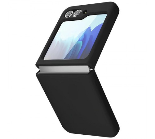 Чохол Foldables Silicone Cover Lakshmi (AAA) для Samsung Galaxy Z Flip6 Чорний / Black