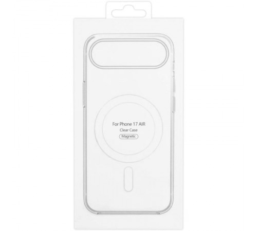 Чохол TPU Clear Case with MagSafe для Apple iPhone 17 Air (6.5") Clear