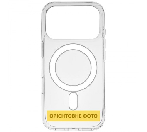 Чохол TPU Clear Case with MagSafe для Apple iPhone 17 Pro Max (6.9") Clear