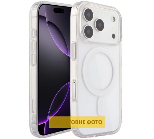 Чохол TPU Clear Case with MagSafe для Apple iPhone 17 Pro Max (6.9") Clear