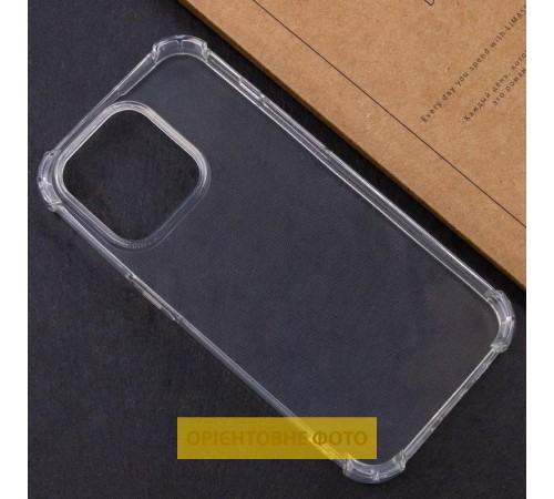 TPU чохол GETMAN Ease logo посилені кути для Apple iPhone 17 Air (6.6") Безбарвний (прозорий)