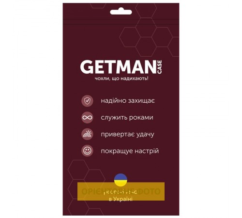 TPU чохол GETMAN Ease logo посилені кути для Apple iPhone 17 Pro (6.3") Безбарвний (прозорий)