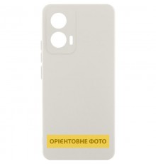 Чохол Silicone Cover Lakshmi Full Camera (AAA) для Motorola Moto G05 / E15 4G Білий / White
