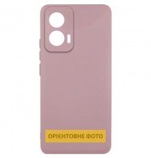 Чохол Silicone Cover Lakshmi Full Camera (AAA) для Motorola Moto G05 / E15 4G Рожевий / Pink Sand