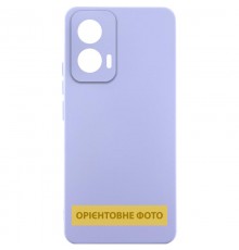 Чохол Silicone Cover Lakshmi Full Camera (AAA) для Motorola Moto G05 / E15 4G Бузковий / Dasheen