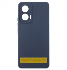 Чохол Silicone Cover Lakshmi Full Camera (AAA) для Motorola Moto G05 / E15 4G Темно-синій / Midnight blue