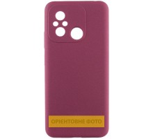 Чохол Silicone Cover Lakshmi Full Camera (AAA) для Motorola Moto G15 4G Бордовий / Plum