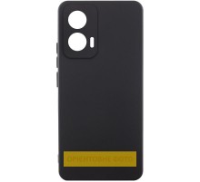 Чохол Silicone Cover Lakshmi Full Camera (AAA) для Motorola Moto G75 5G Чорний / Black