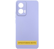 Чохол Silicone Cover Lakshmi Full Camera (AAA) для Motorola Moto G75 5G Бузковий / Dasheen