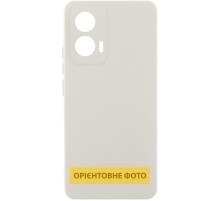 Чохол Silicone Cover Lakshmi Full Camera (AAA) для Motorola Moto G55 5G Білий / White