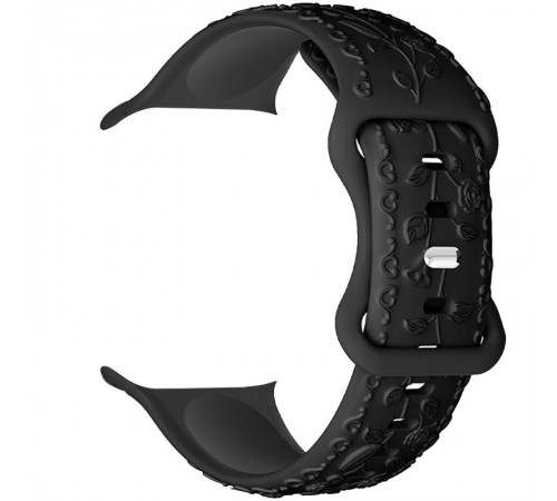 Ремінець Hoco WA30 Flexible series 3D solid color silicone strap для Apple watch 42(ser.1-3)/44/45/49 Black Ремінець Hoco WA30 Flexible series 3D solid color silicone strap для Apple watch 42(ser.1-3)/44/45/49 Black