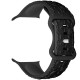 Ремінець Hoco WA30 Flexible series 3D solid color silicone strap для Apple watch 42(ser.1-3)/44/45/49 Black