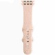Ремінець Hoco WA30 Flexible series 3D solid color silicone strap для Apple watch 42(ser.1-3)/44/45/49 Powder Sand