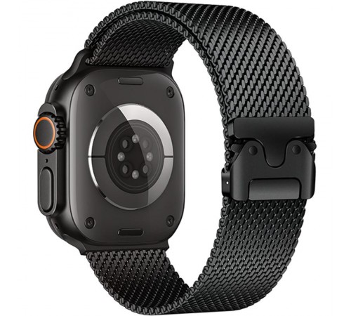 Ремінець Hoco WA33 Original series umbrella buckle Milanese steel strap для Apple watch 38/40/41/42mm Black Ремінець Hoco WA33 Original series umbrella buckle Milanese steel strap для Apple watch 38/40/41/42mm Black
