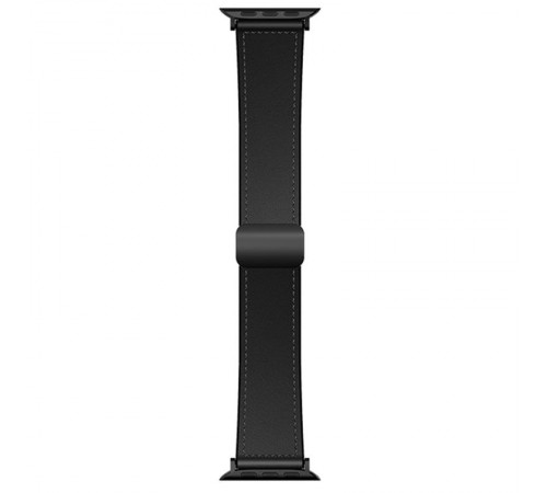 Ремінець Hoco WA34 Basic magnetic buckle silicone leather strap для Apple watch 38/40/41/42mm Black Ремінець Hoco WA34 Basic magnetic buckle silicone leather strap для Apple watch 38/40/41/42mm Black