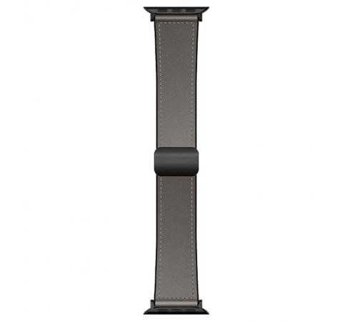 Ремінець Hoco WA34 Basic magnetic buckle silicone leather strap для Apple watch 38/40/41/42mm Dark Gray Ремінець Hoco WA34 Basic magnetic buckle silicone leather strap для Apple watch 38/40/41/42mm Dark Gray