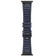 Ремінець Hoco WA35 Emir series thickened silicone strap для Apple watch 44/45/46/49mm Grayish Blue