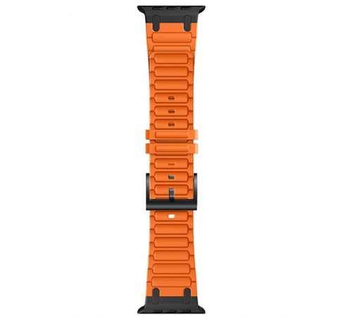 Ремінець Hoco WA35 Emir series thickened silicone strap для Apple watch 44/45/46/49mm Orange Ремінець Hoco WA35 Emir series thickened silicone strap для Apple watch 44/45/46/49mm Orange