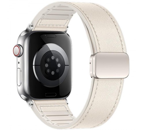 Ремінець Hoco WA34 Basic magnetic buckle silicone leather strap для Apple watch 44/45/46/49mm Star Color Ремінець Hoco WA34 Basic magnetic buckle silicone leather strap для Apple watch 44/45/46/49mm Star Color