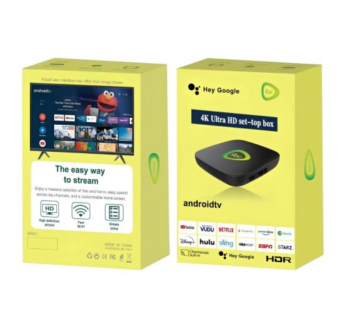 Smart Android TV Box 4k 2+16GB Black Smart Android TV Box 4k 2+16GB Black