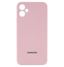 Чохол Silicone Cover Lakshmi Full Camera (AAA) with Logo для Samsung Galaxy A05 Рожевий / Pink Sand
