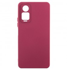 Чохол Silicone Cover Lakshmi Full Camera (AA) для Xiaomi Redmi Note 12 Pro 4G Бордовий / Marsala