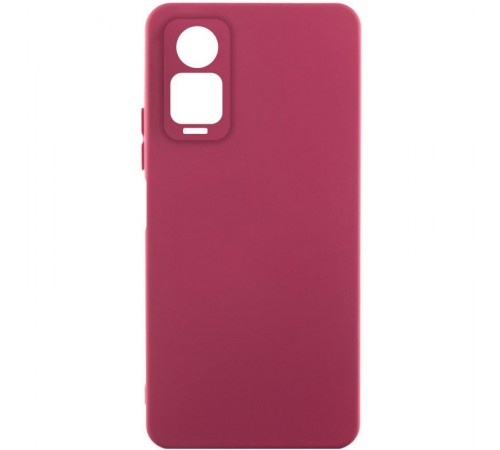 Чохол Silicone Cover Lakshmi Full Camera (AA) для Xiaomi Redmi Note 12 Pro 4G Бордовий / Marsala