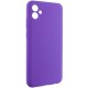 Чохол Silicone Cover Lakshmi Full Camera (AAA) для Samsung Galaxy A07 Фіолетовий / Amethyst