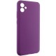 Чохол Silicone Cover Lakshmi Full Camera (AAA) для Samsung Galaxy A07 Сливовий / Purple