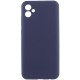 Чохол Silicone Cover Lakshmi Full Camera (AAA) для Samsung Galaxy A07 Темно-синій / Midnight blue