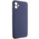 Чохол Silicone Cover Lakshmi Full Camera (AAA) для Samsung Galaxy A07 Темно-синій / Midnight blue