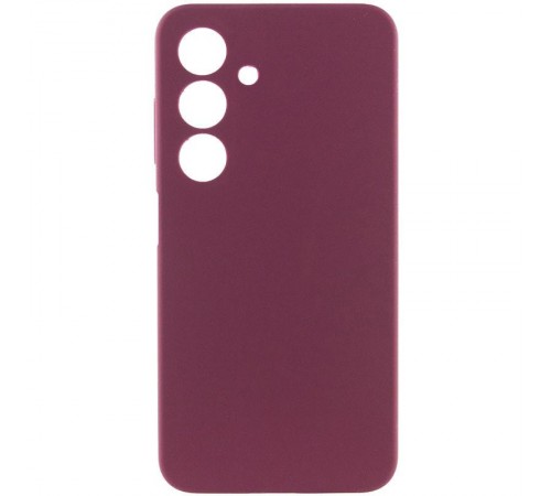 Чохол Silicone Cover Lakshmi Full Camera (AAA) для Samsung Galaxy A17 5G Бордовий / Plum Чохол Silicone Cover Lakshmi Full Camera (AAA) для Samsung Galaxy A17 5G Бордовий / Plum