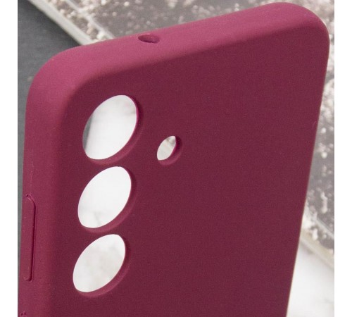Чохол Silicone Cover Lakshmi Full Camera (AAA) для Samsung Galaxy A17 5G Бордовий / Plum Чохол Silicone Cover Lakshmi Full Camera (AAA) для Samsung Galaxy A17 5G Бордовий / Plum