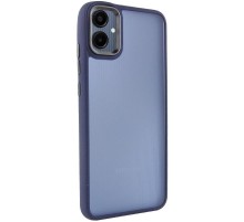Чохол TPU+PC Lyon Frosted для Samsung Galaxy A07 Navy Blue